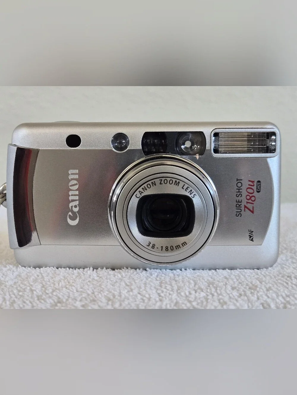 Canon Sure Shot Z180u Date 35mm Compact Film Camera 38-180mm Zoom *Tested*